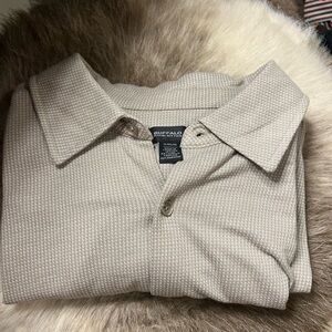 Buffalo David Bitton Men's Textured Cream Shirt